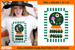 Hocus Pocus Sublimation | Groovy Halloween DTF Print Product Image 1