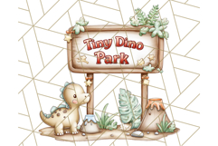 Cute Cartoon Dinosaur Clipart PNG, Prehistoric Animals PNG Product Image 4
