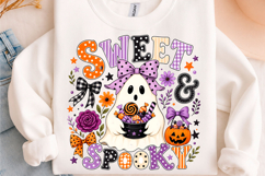 Sweet &amp; Spooky Ghost Candy Halloween PNG Product Image 1