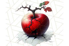 Dark Enchanted Princesses, Gothic Fairy Tale Clipart PNG Product Image 4