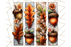 Autumn Library Clipart PNG, Cozy Fall Book Art Product Image 4