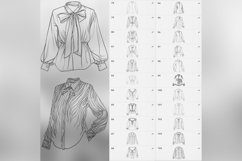 100 Procreate Blouses Stamp Brushes Product Image 9
