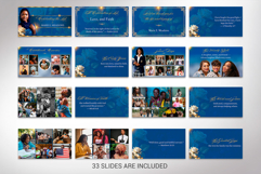 Blue &amp; Rose Funeral Slideshow Template Canva Memorial Video Product Image 12
