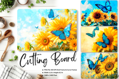Sunflower Cutting Board Kitchen Chopping Board Sublimation8 Product Image 1