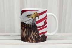Mug Wrap PNG,Eagle, American Flag Sublimation Product Image 2