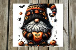 Halloween Gnome | 4 Skinny tumbler sublimation designs PLUS2 Product Image 4