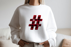 Christmas Plaid Alphabet Clipart Product Image 8