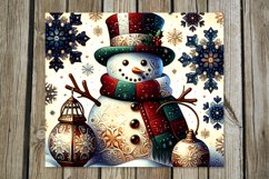 Vintage Christmas | 4 xmas Sublimation Tumbler Designs2 Product Image 4