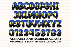 Superhero Alphabet png clipart, superhero letters doodle Product Image 2