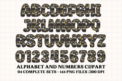 Wizard Magic School Alphabet Clipart, wizard letters doodle Product Image 2