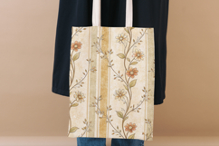 Sand Toile Digital Paper Pack, Vintage Floral Toile, Gingham Product Image 8