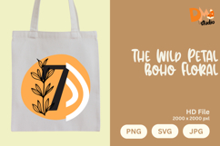 The Wild Petal Boho Floral Monogram Product Image 1