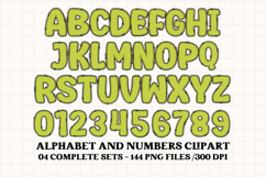 Back to School Alphabet png, letters doodle, school clipart Product Image 2
