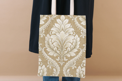 Linen Toile Digital Paper Pack, Vintage Floral Toile Product Image 8