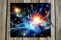 Fairy tale Music | Magic Skinny Tumbler Sublimation Design 2 Product Image 4