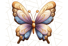 Jewel Toned Butterfly PNG Clipart, Vibrant Butterflies Product Image 4