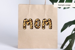 Leopard Print Alphabet SVG Bundle A to Z and 0 to 9 Product Image 8