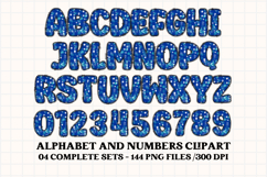 Frozen Princess Alphabet png clipart, Frozen letters doodle Product Image 2