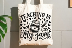 Teaching Is My Jam Svg, Back To School Svg, Teaching Svg. Product Image 9