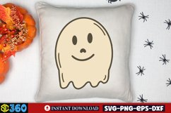 Cute Ghost Clipart, Cute Ghost Clipart Sublimation Product Image 4