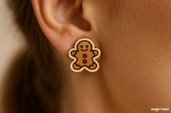 Christmas Stud Earrings Bundle | Jewerly SVG | Laser Cut Product Image 5