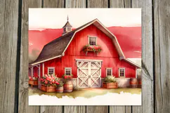 Beautiful farm | 4 skinny tumbler sublimation designs PL2 Product Image 4