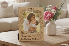 Mother's Day Photo Frames SVG Bundle | Laser Cut | Glowforge Product Image 8
