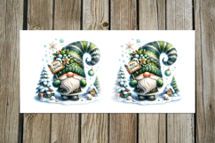 Watercolor Christmas gnome | Sublimation Mug designs PL2 Product Image 4