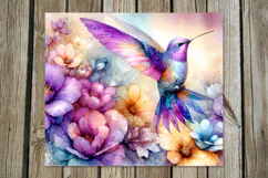 Hummingbird | 4 skinny tumbler Sublimation designs PL Product Image 4