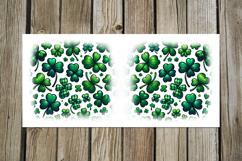 St. Patrick's day clover | 4 green Mug sublimation designs P Product Image 4
