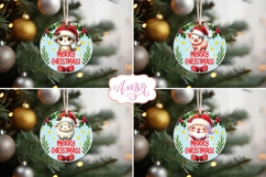 BUNDLE Cute Christmas animals ornament PNG sublimation Product Image 3