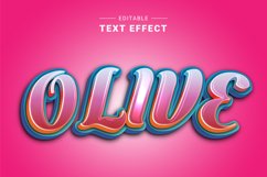 Editable Text Effect for Illustrator. Vector Graphic styles Product Image 1