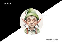 Christmas Clipart, Christmas Elf Clipart Product Image 1