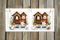 Funny farm | farmhouse Mug sublimation design bundle Product Image 8