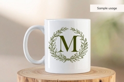 Wreath Monogram SVG Bundle 26 Letters Product Image 8