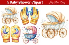 Baby Shower Clipart PNG Product Image 1