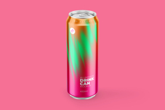 450ml Aluminium Can Mockup Product Image 8