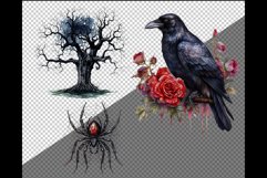 Gothic clipart, Halloween clipart, Halloween bundle Product Image 8
