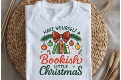 Bookish Christmas png design for T-shirts Product Image 5