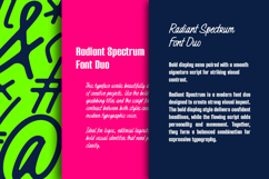 Radiant Spectrum | Font Duo Product Image 8