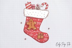 Groovy Christmas Clipart Bundle PNG Product Image 9