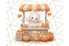 Creepy Carnival Halloween Clipart PNG with Hayride Art Product Image 3