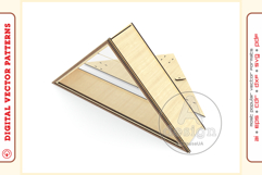 American Flag Memorial Box v108 ready laser cut vector file Product Image 8