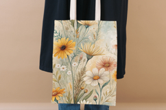 Seamless Folk Floral Pattern Digital Paper, Scandinavian Product Image 8