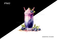 Milkshake Clipart, Food Clipart Product Image 1