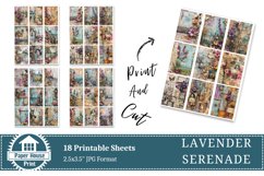 Mixed Media Lavender Serenade junk journal kit Product Image 8