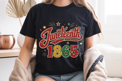Juneteenth 1865 PNG, Black Pride Bling Sublimation Design Product Image 8