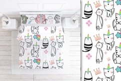 Cat Floral V03 Seamless Patterns Collection Product Image 8