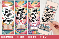 Turn Pages Bookmark Sublimation Product Image 1
