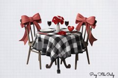 Red Black Glitter Plaid Clipart PNG Product Image 1